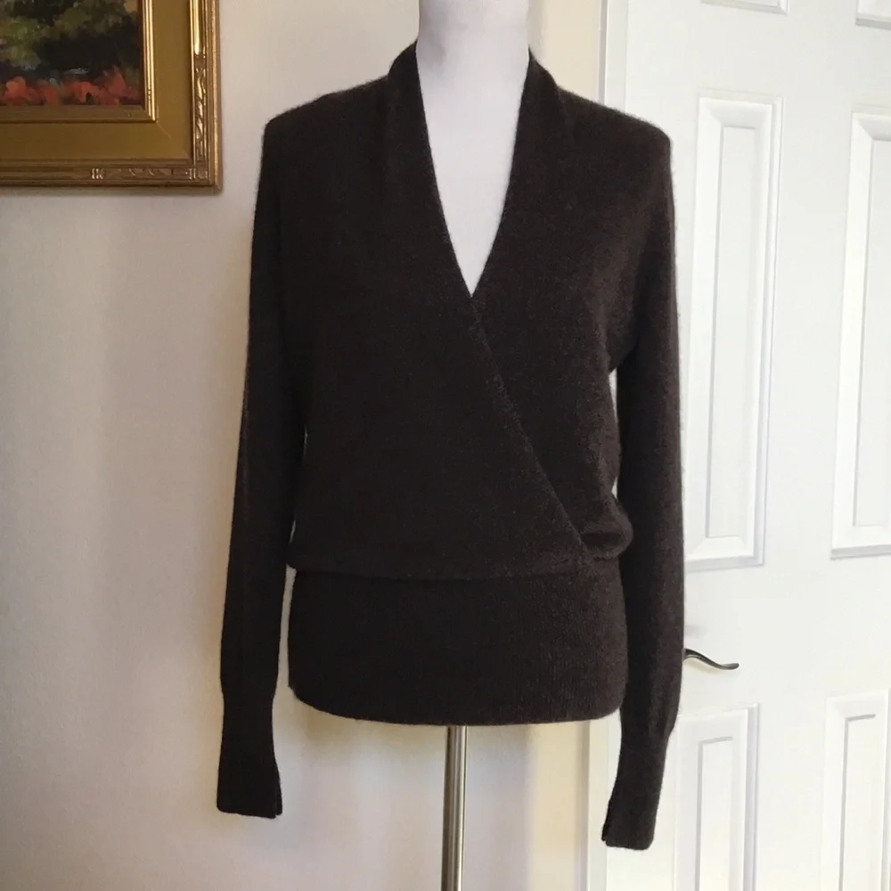 Brochu Walker Phinneas Wrap Cashmere Sweater - Picture 11 of 16